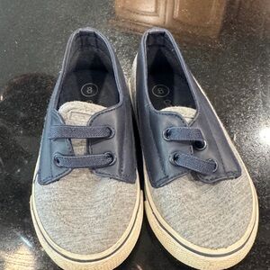 CAT & JACK Abe Boys Navy Blue Boat Dock Shoes Loafers